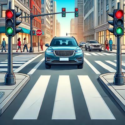 횡단보도 정지선 단속 기준 완벽 해설: 앞 범퍼가 기준이다!