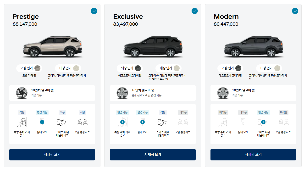 넥쏘 가격표