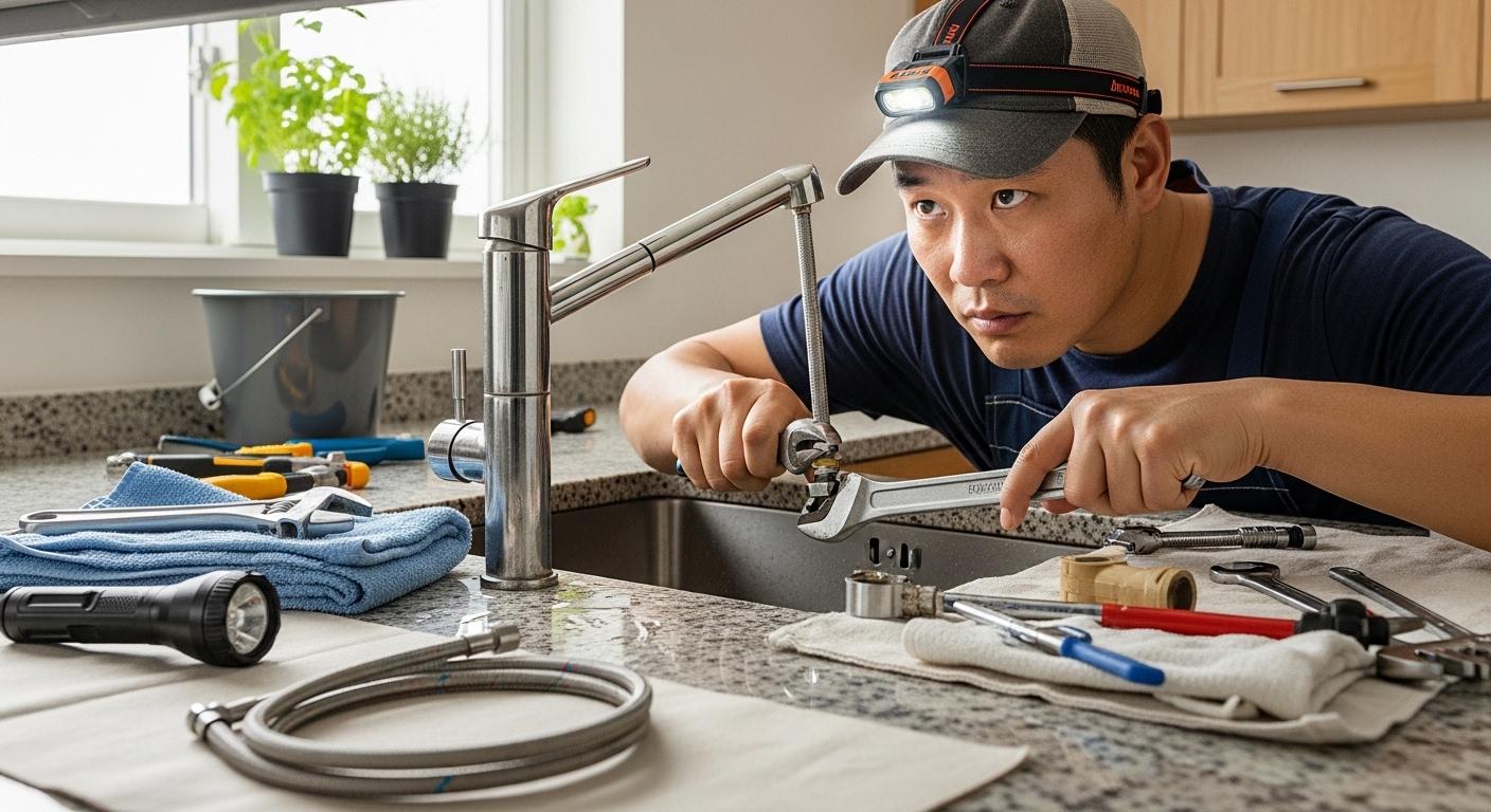 싱크대 수도꼭지 교체