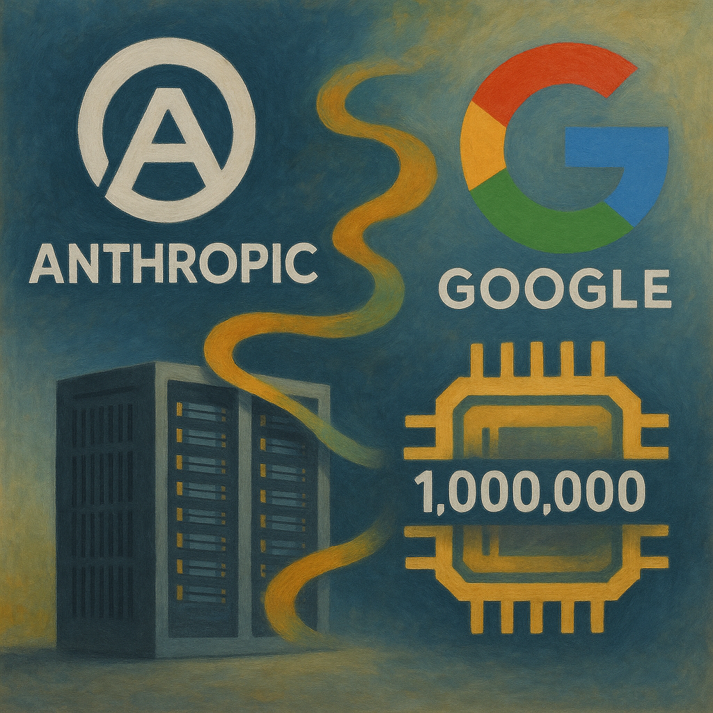 구글 엔트로픽 TPU 100만 개 계약, AI 인프라 사상 최대 규모