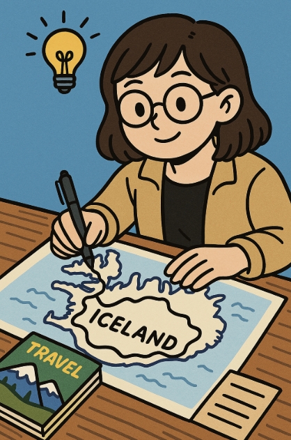 아이슬란드 여행 루트 작성 사진