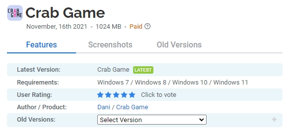 Crab-Game