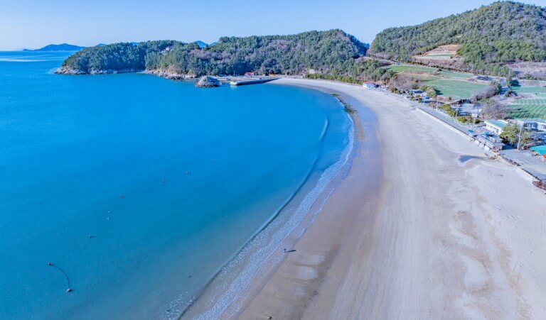 고흥 남열리 해수욕장