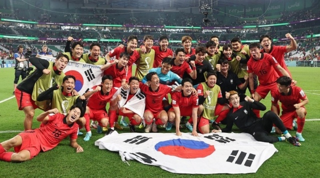 대한민국 대표팀 사진입니다.