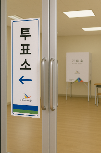 사전 투표소