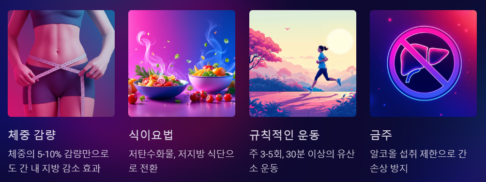 지방간 치료원칙