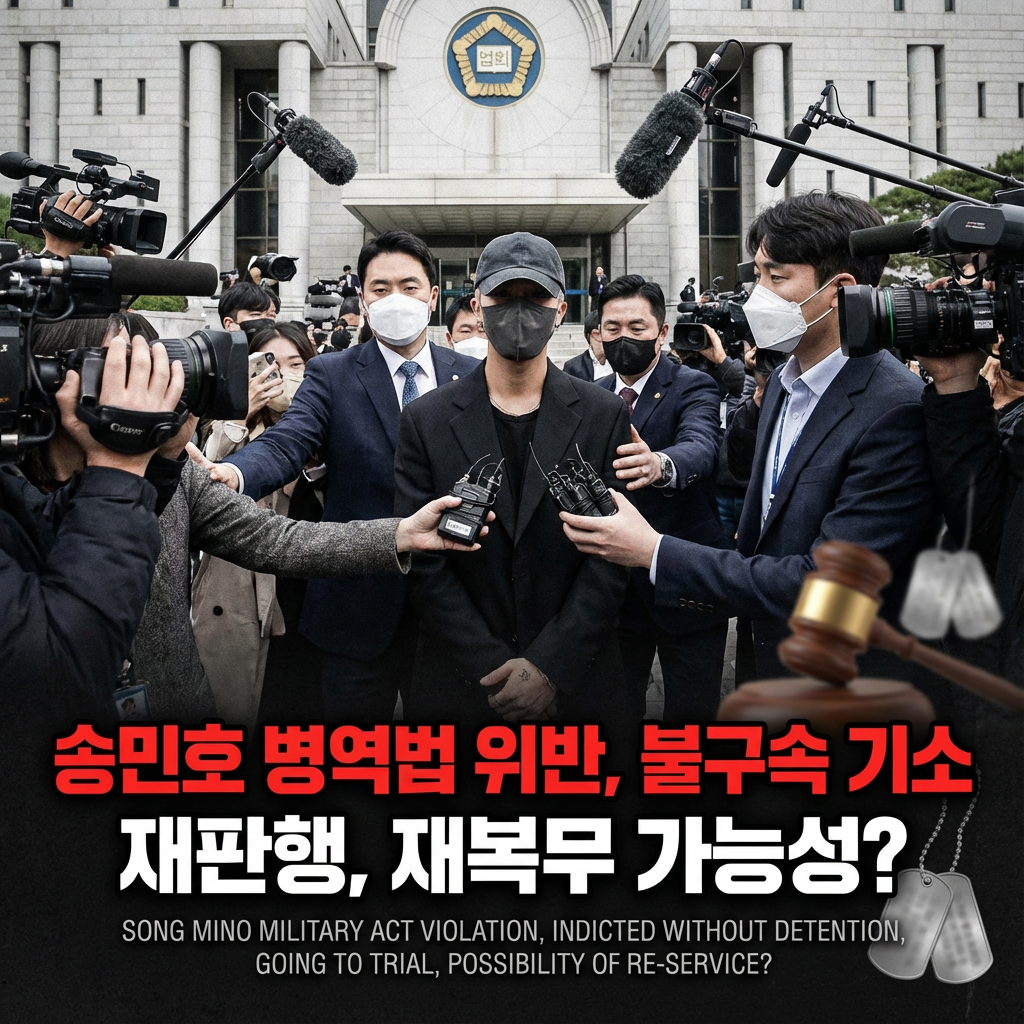 송민호 병역법 위반, 불구속 기소 재판행, 재복무 가능성은? 관련 사진