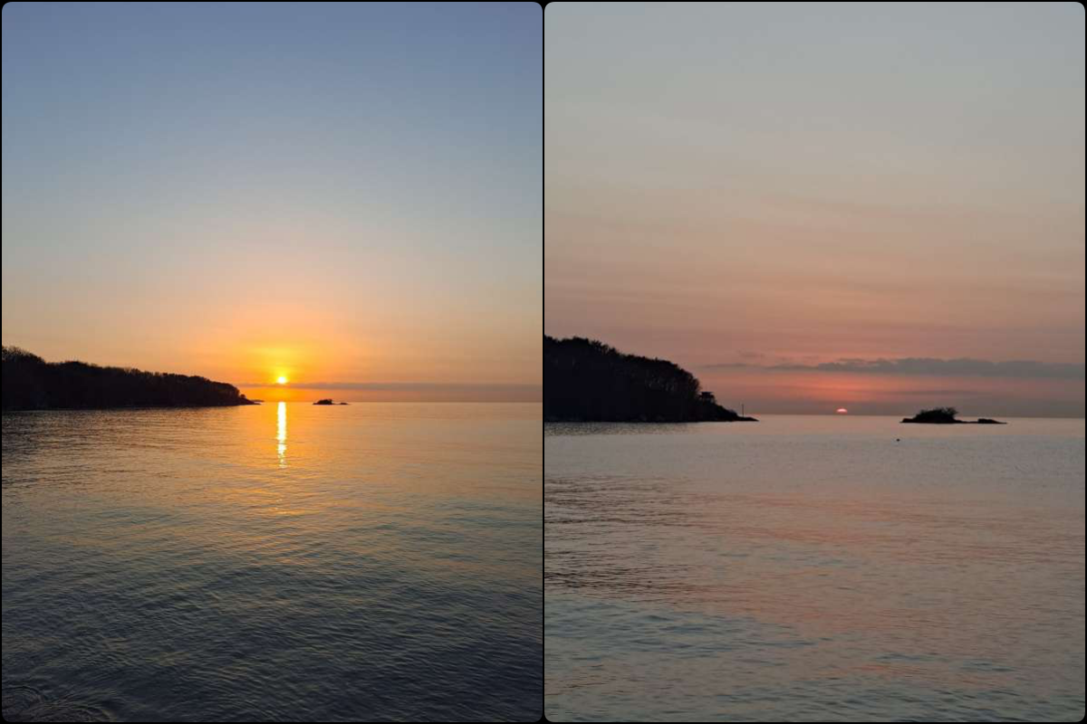 장화리 낙조마을 낙조