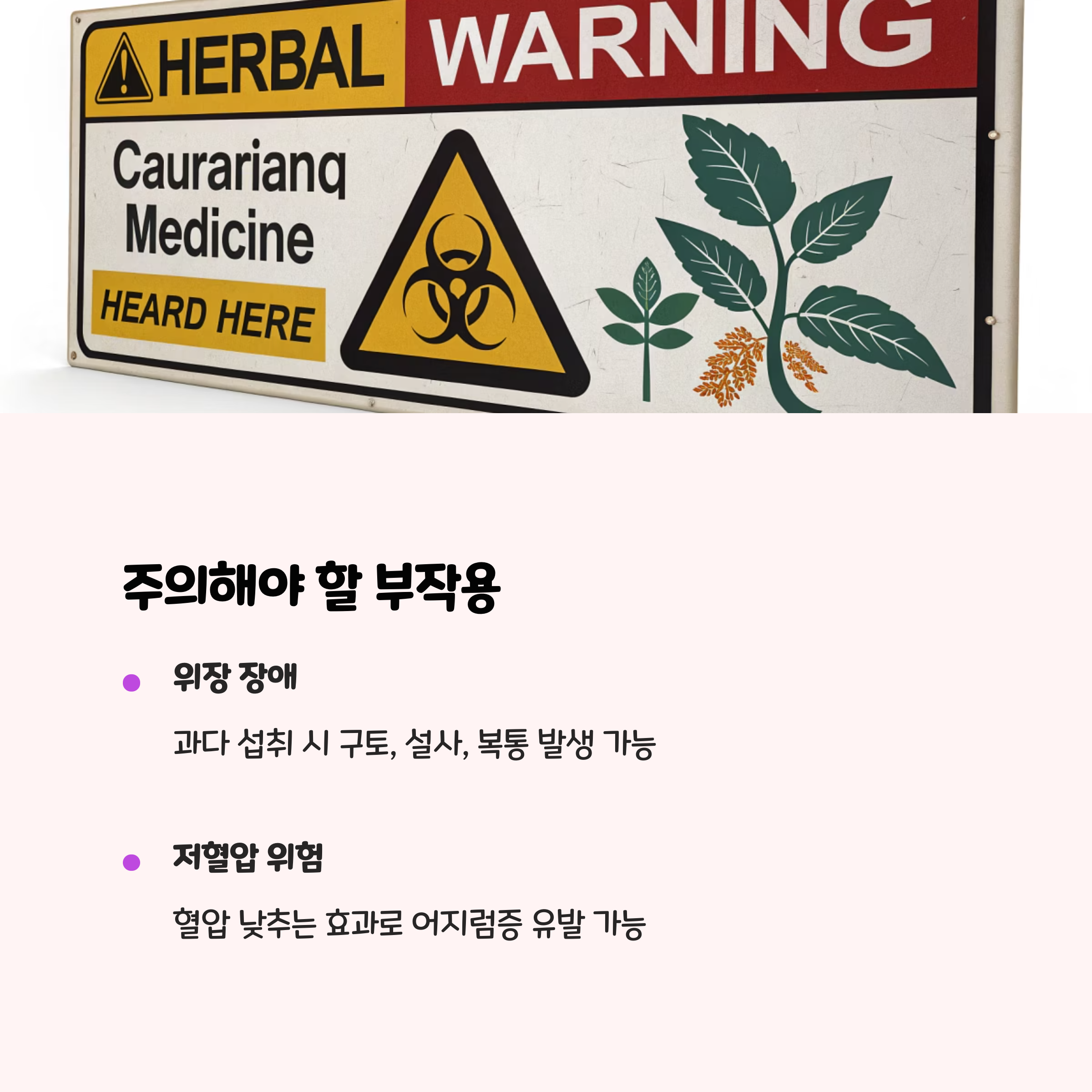 치자 열매, 좋지만 조심해야 할 부작용! ⚠️