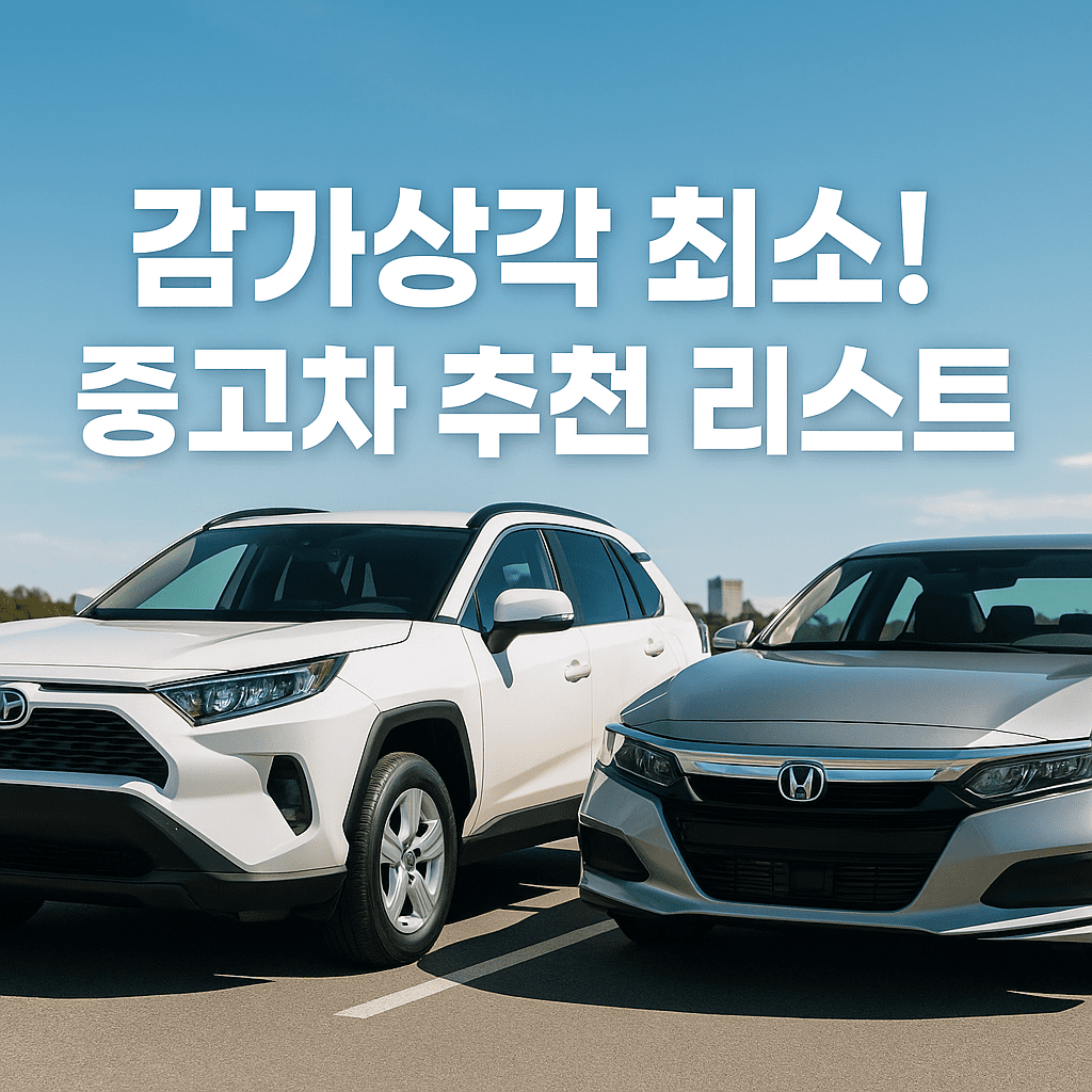 10년 후에도 가치 하락 없는 중고차 TOP10 ❘ 감가상각 적은 차량 추천