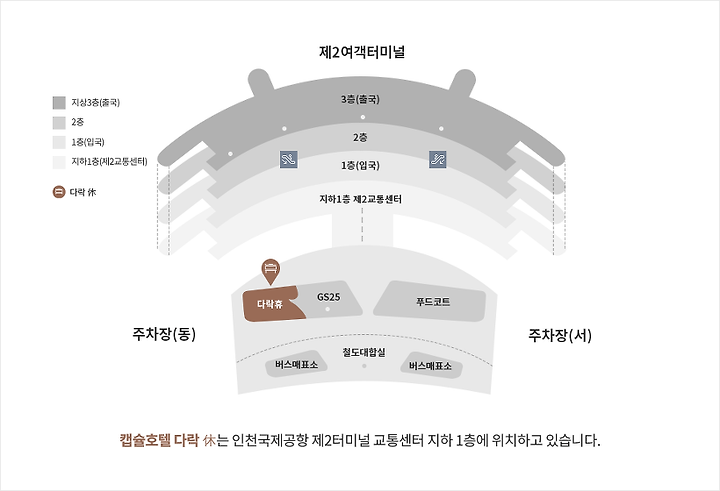 다락휴 캡슐호텔 위치