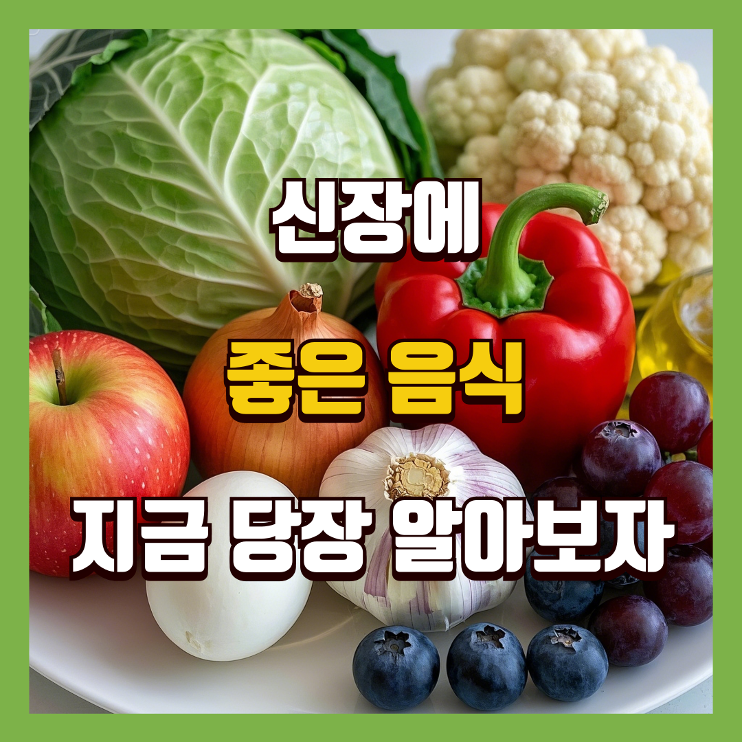 신장에 좋은 음식과 피해야 할 음식 관련 좋은 음식 채소