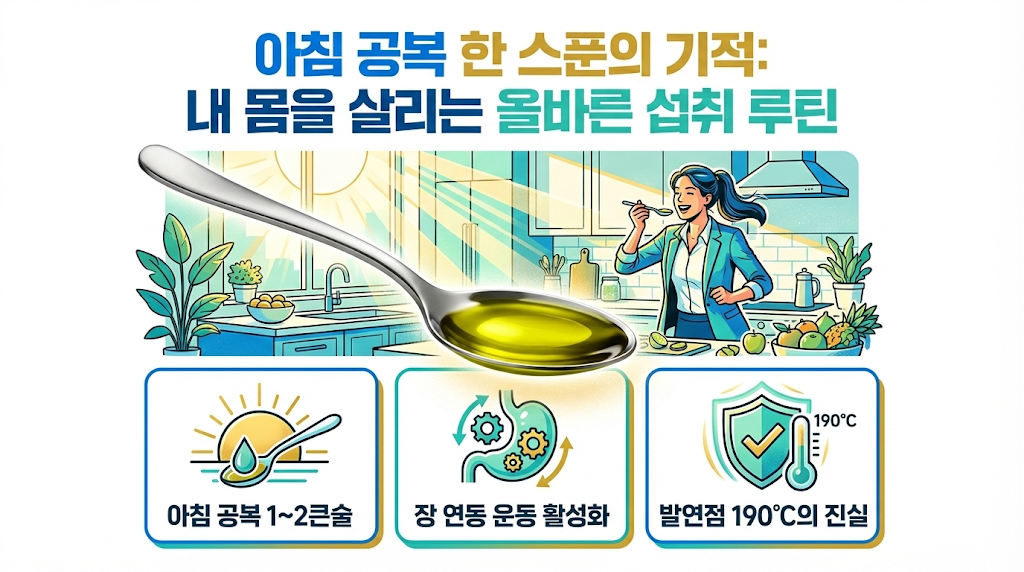 올리브오일 올바른 섭취법 인포그래픽