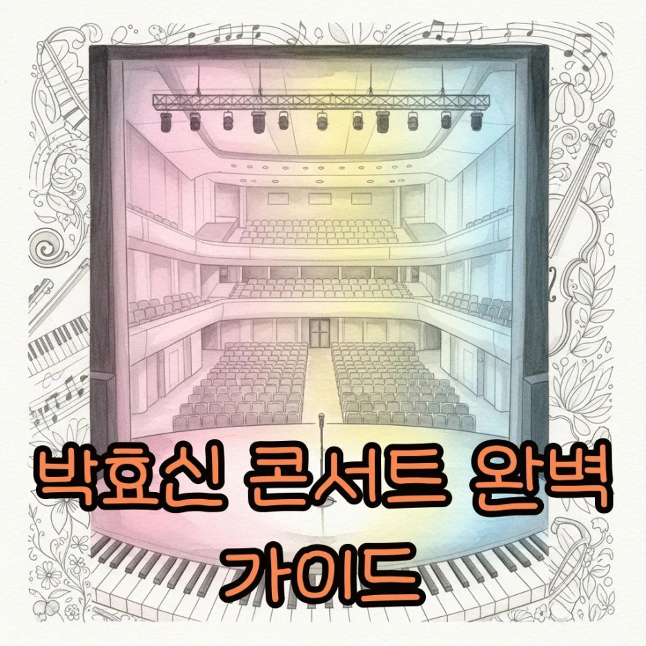 은은한 파스텔톤의 공연장 무대 풍경