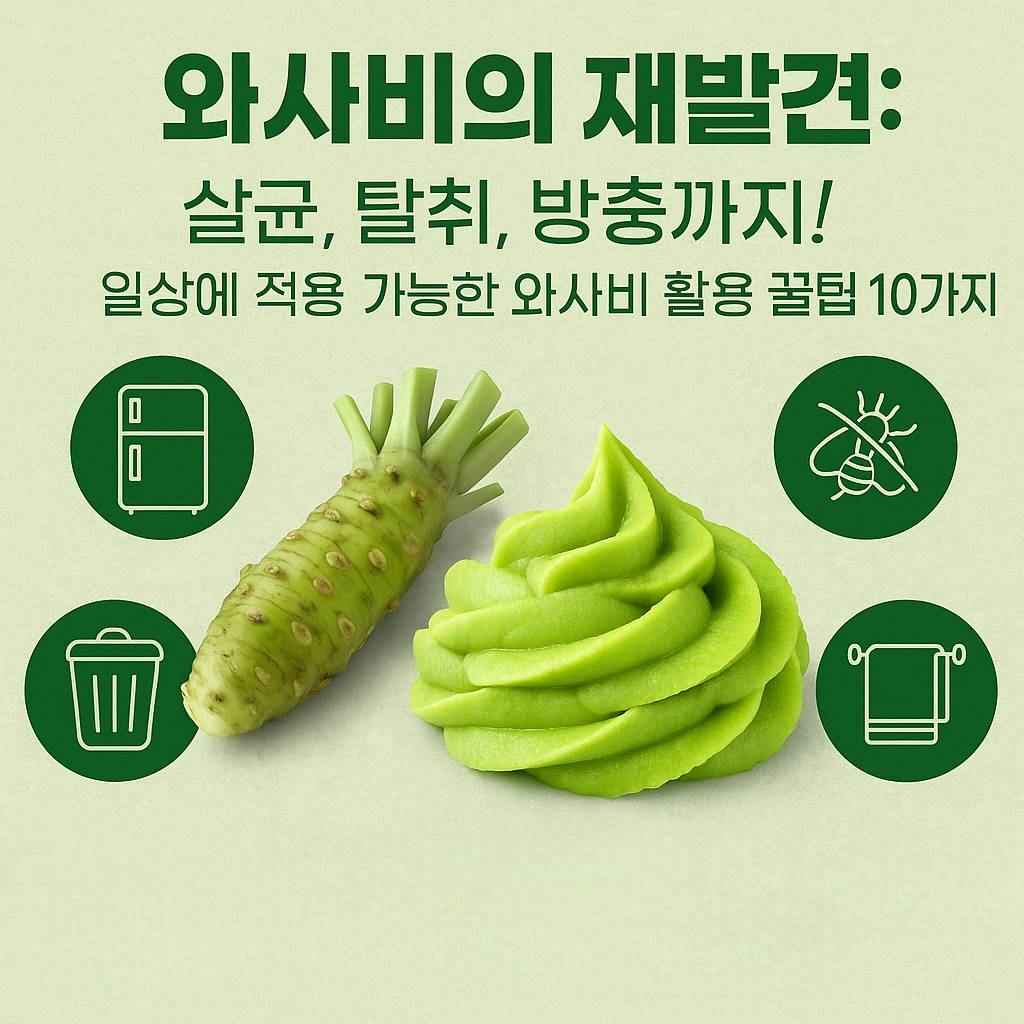 와사비 활용 꿀팁