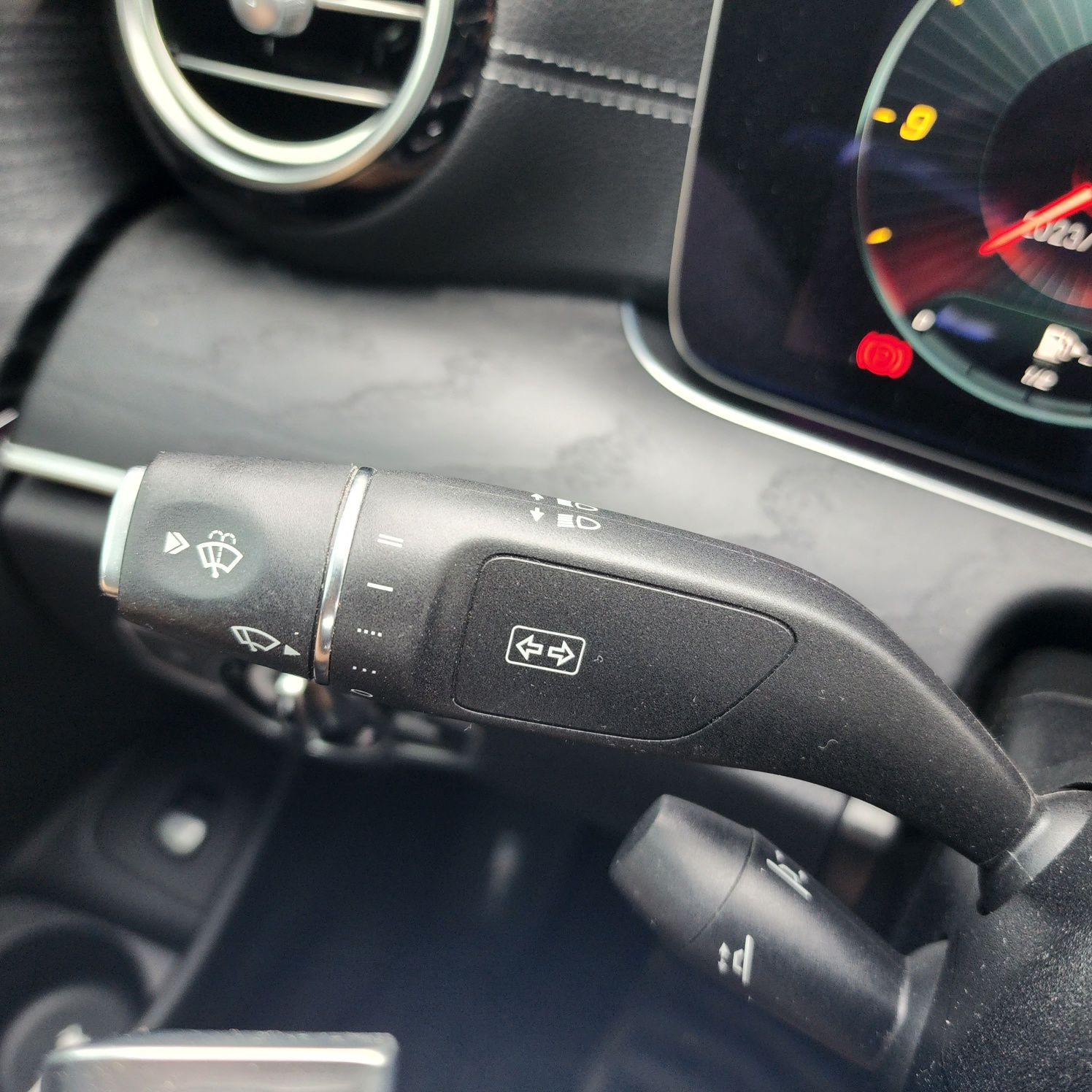 벤츠차량워셔액분사위치-왼쪽레버