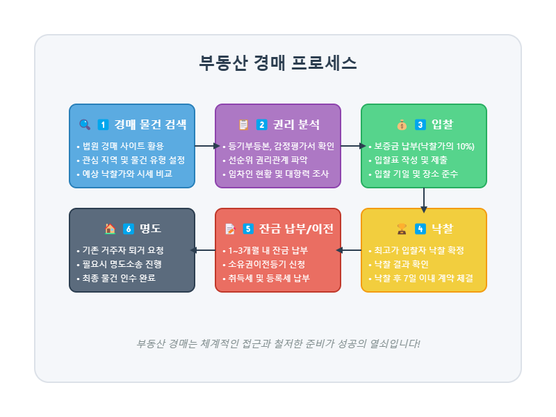 부동산 경매 초보 가이드, 한방에 정리