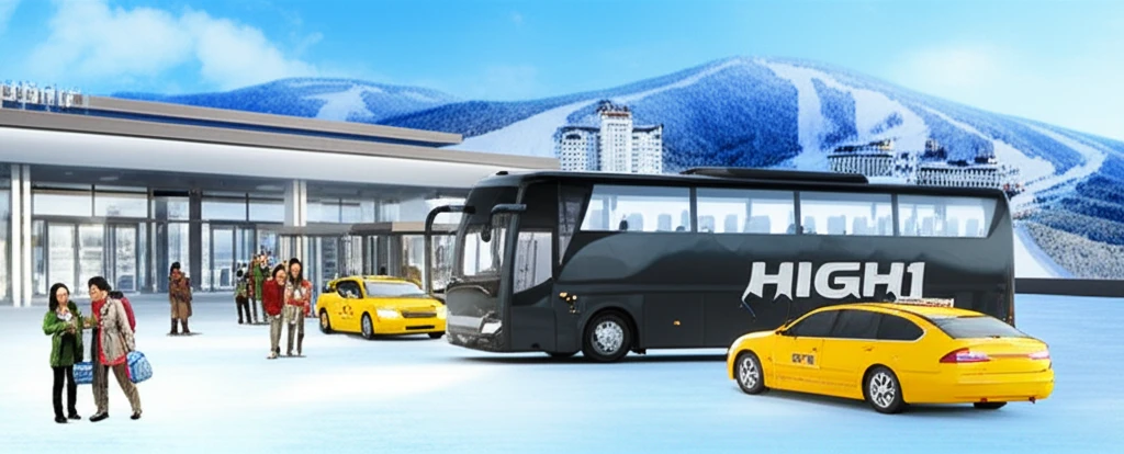 사북역 무료 셔틀버스 시간표와 택시 ..