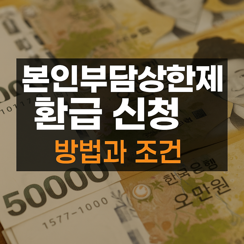 본인부담상한제 환급 신청 방법과 조건
