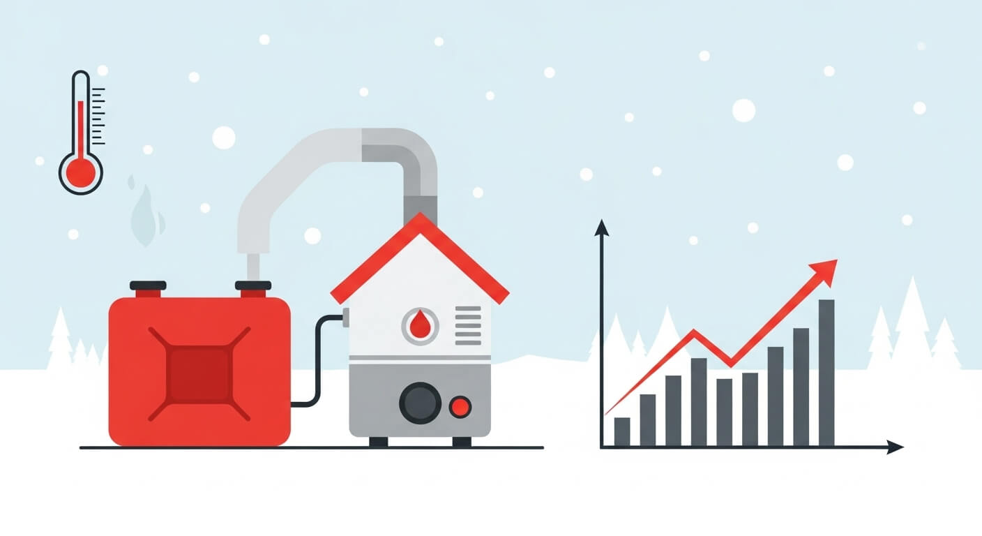 난방유&middot;경유&middot;LNG 비교 (난방유, 경유, 가스요금 )