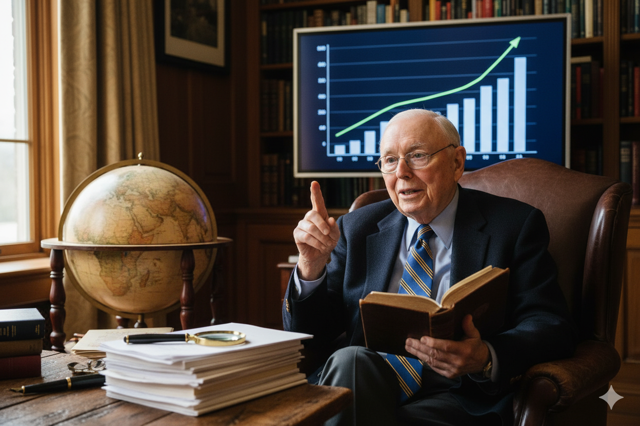 찰리 멍거는 단순한 투자자를 넘어서 인간의 본질과 시장의 심리를 꿰뚫는 사상가로 평가 받습니다.