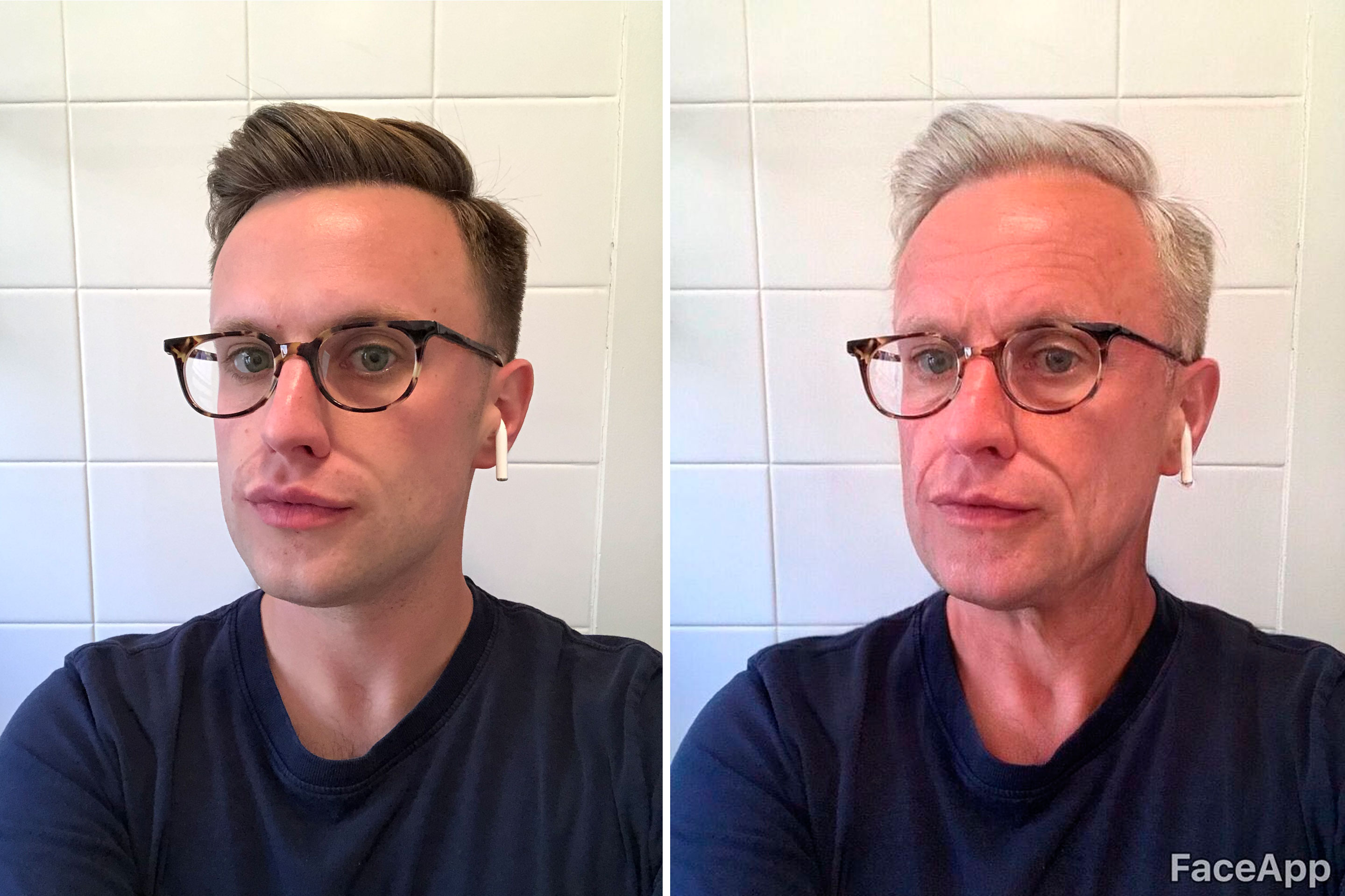 FaceApp after 10 years of me