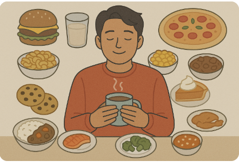 우울할 때 기분전환에 좋은 음식 10가지 &ndash; 마음까지 따뜻해지는 식단 관련 사진