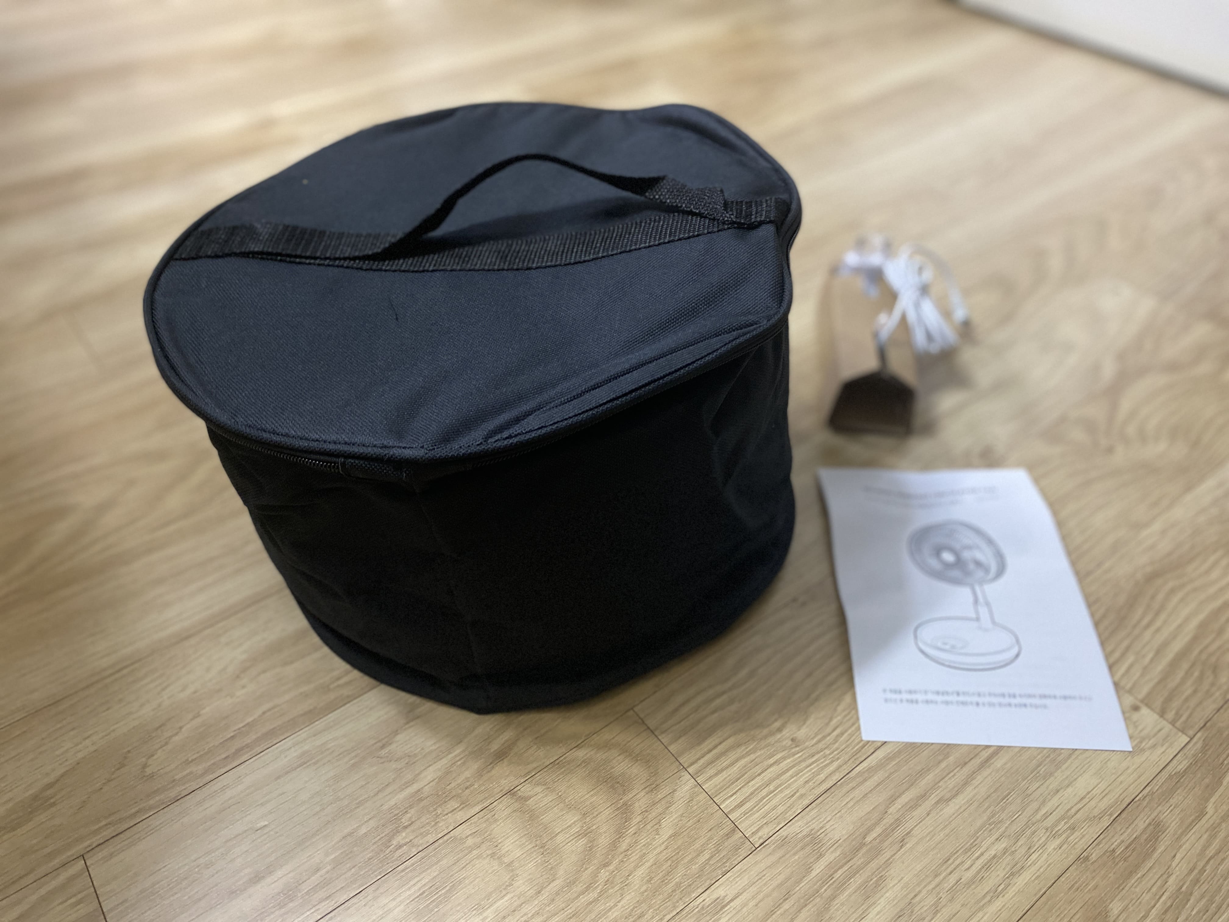 이스타-접이식-무선-써큘레이터-선풍기-구성품