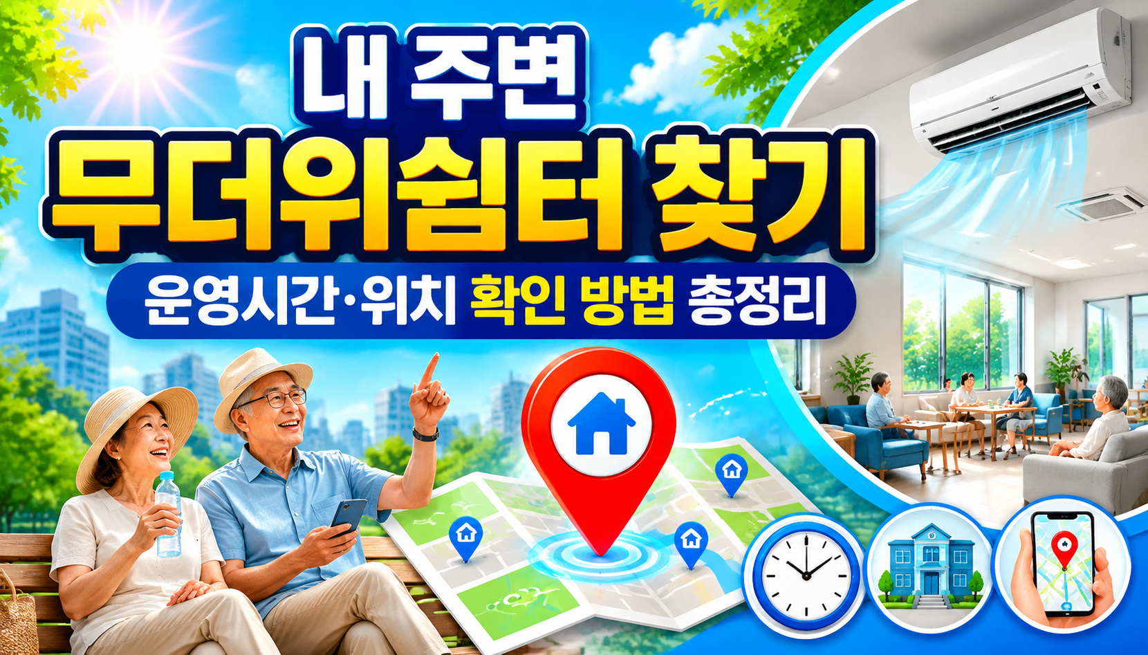 내 주변 무더위쉼터 찾기｜운영시간&middot;위치 확인 방법 총정리 관련 사진