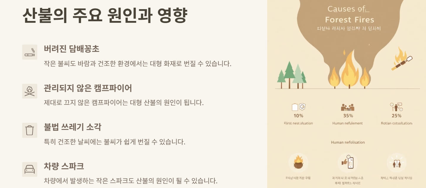 산불 예방 수칙
