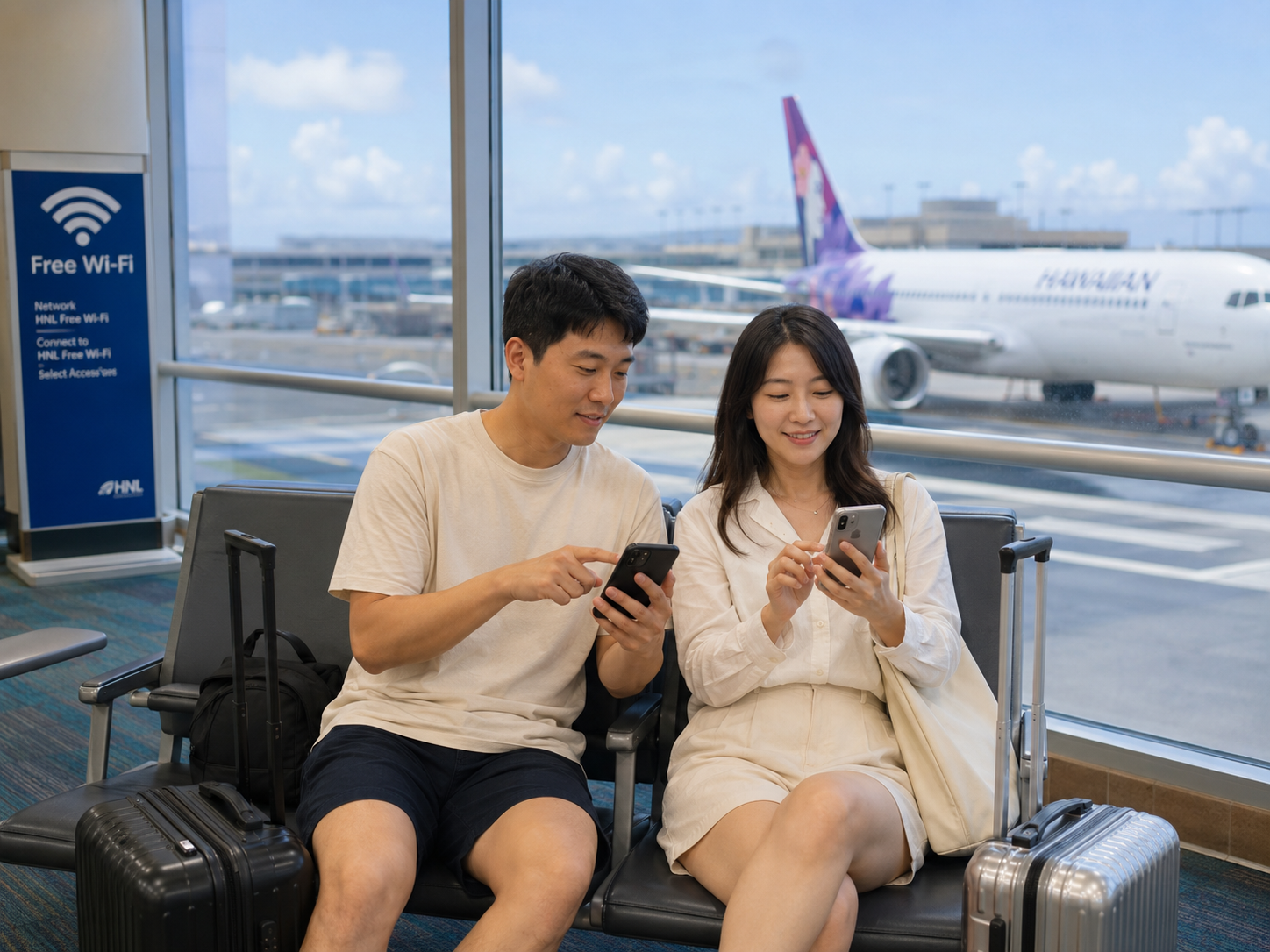 하와이 여행 영어회화 #1|호놀룰루 공항 입국심사부터 우버 타고 숙소 가기까지
