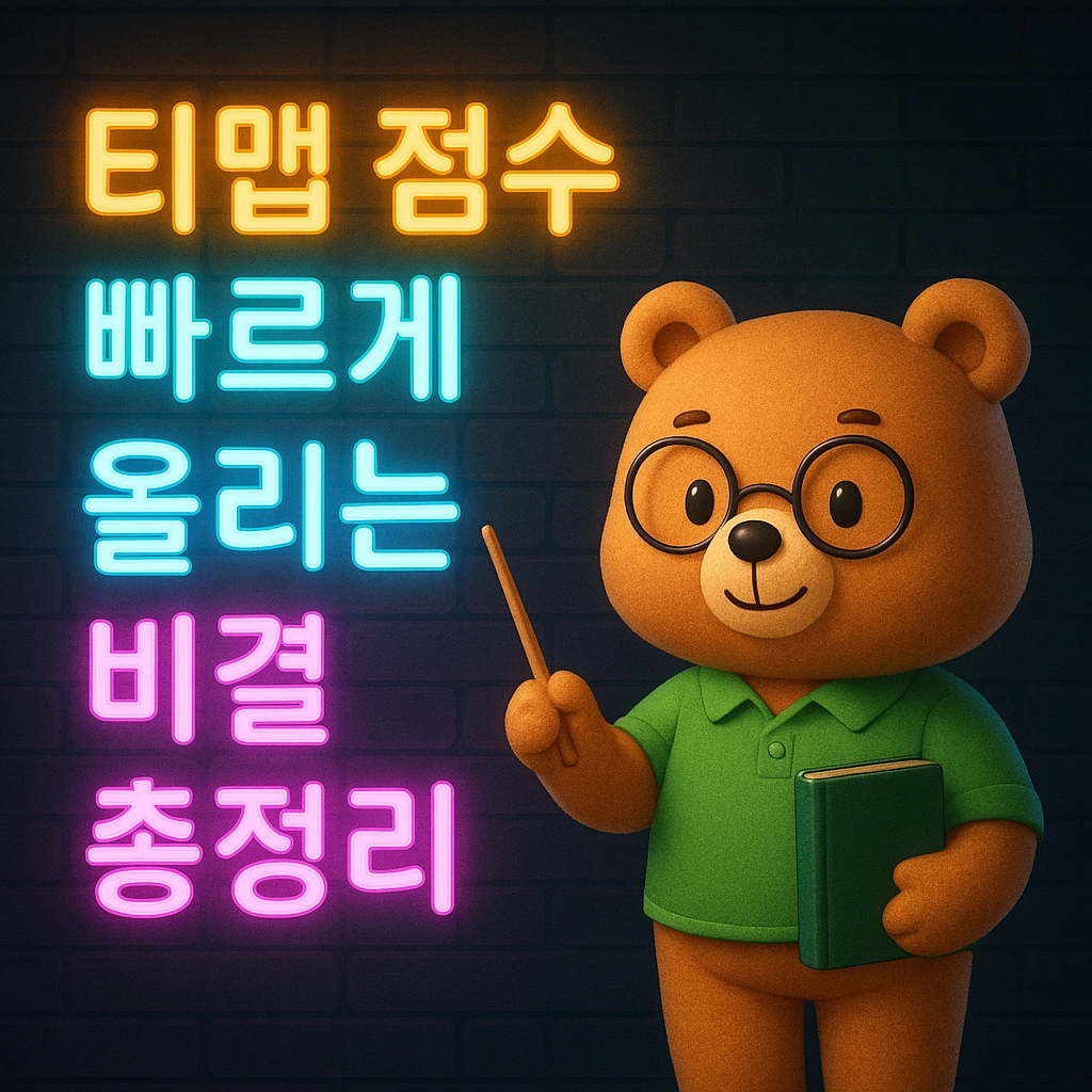 티맵 점수 빠르게 올리는 비결 총정리