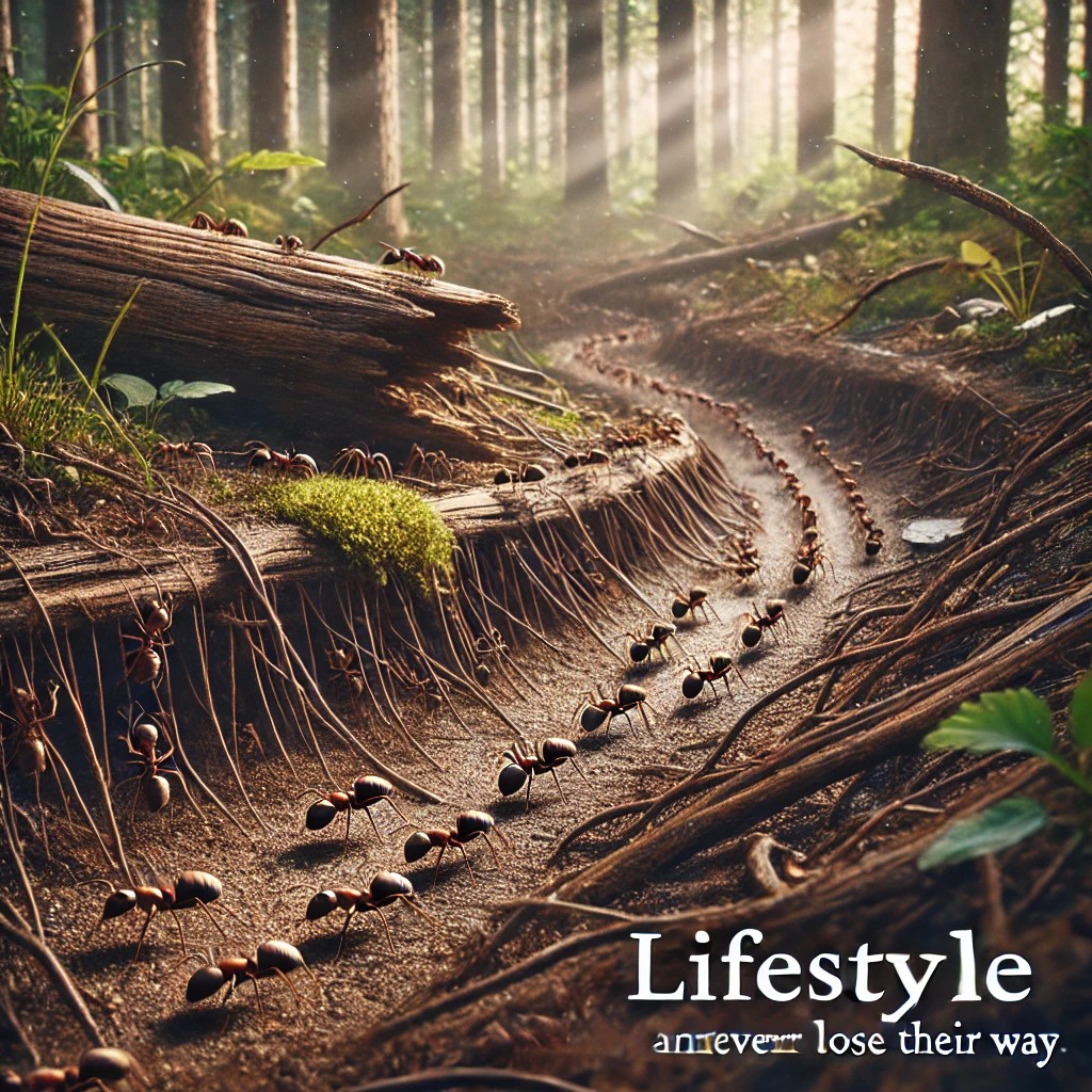 개미가 길을 잃지 않는 이유