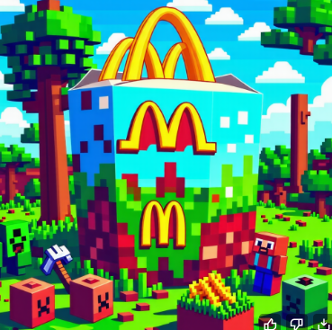 맥도날드마인크래프트해피밀그림