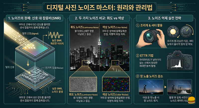 사진 질감과 노이즈 관리법