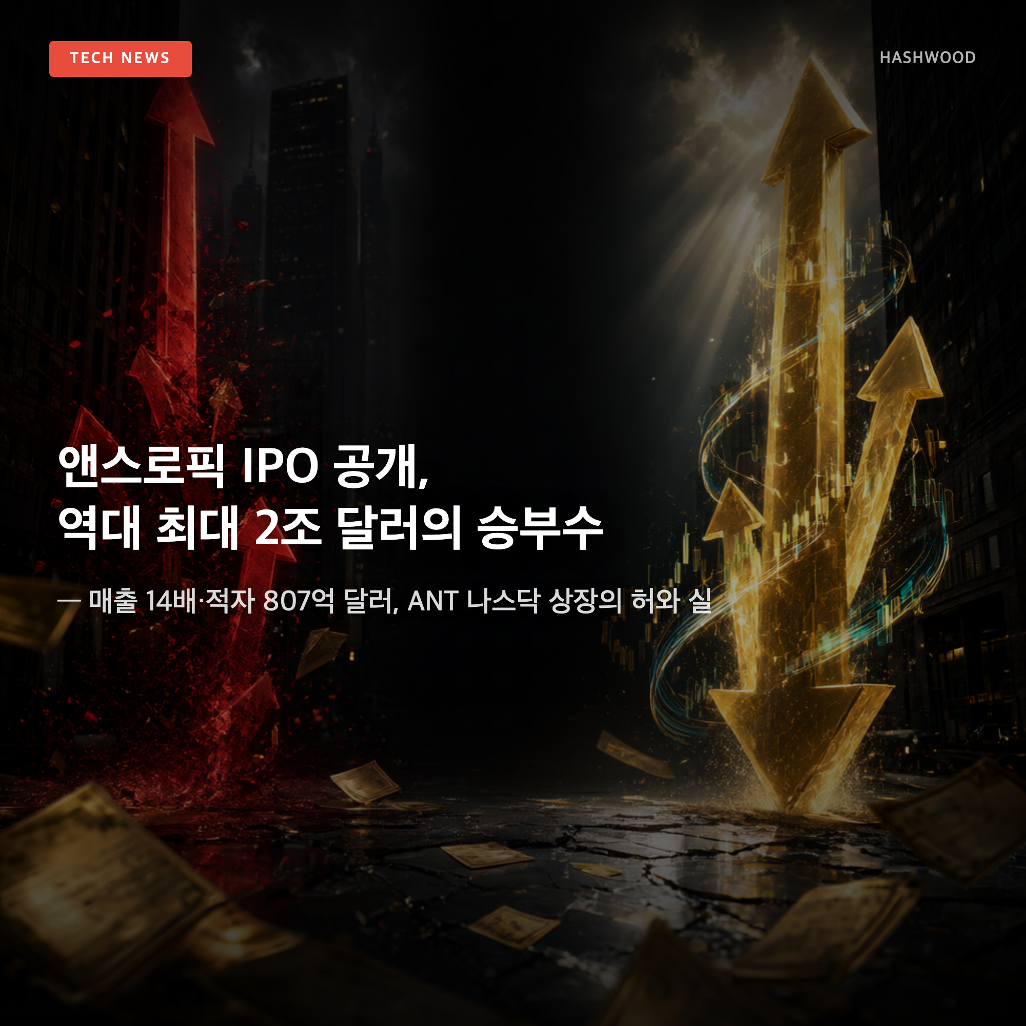 그림: 앤스로픽 IPO 공개, 역대 최대 2조 달러의 승부수 — — 매출 14배·적자 807억 달러, ANT 나스닥 상장의 허와 실