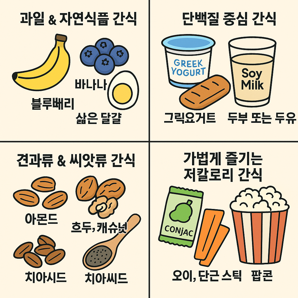 다이어트할 때 먹어도 되는 간식