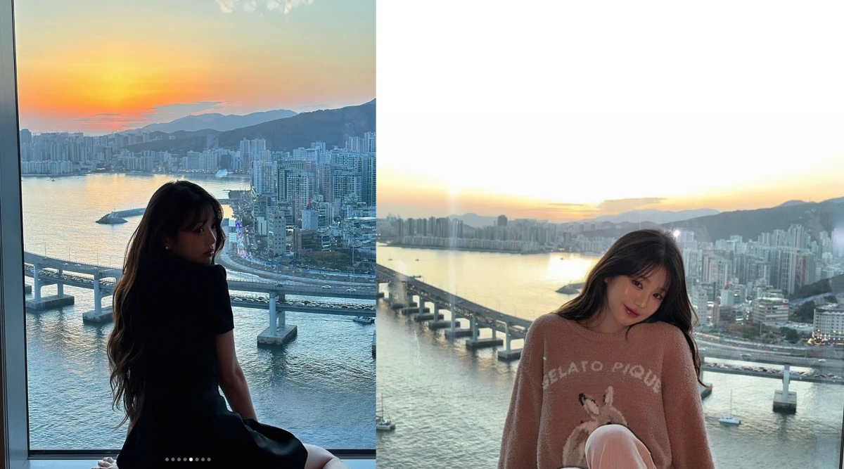 파크하얏트 부산에 머문 장원영