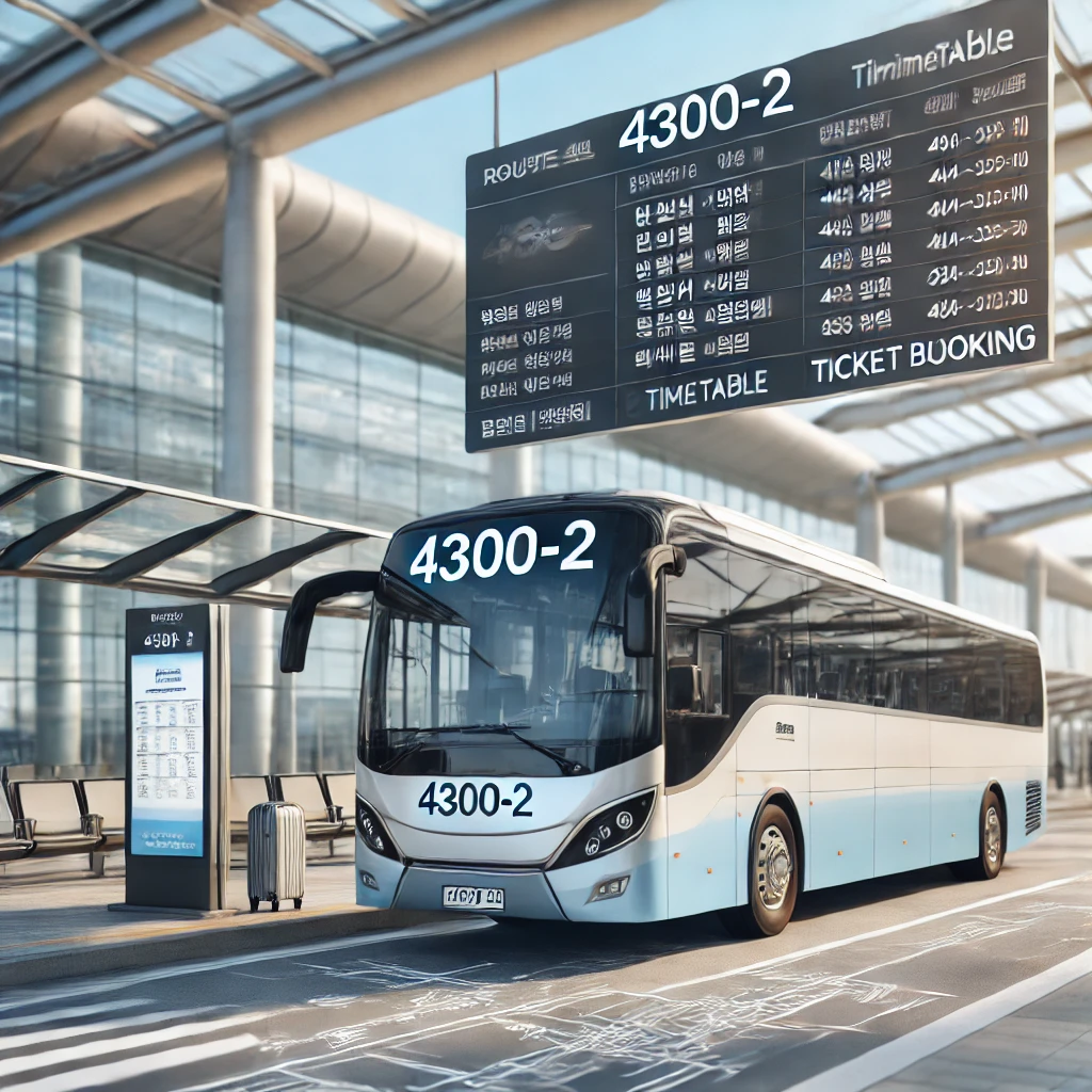 4300-2번 버스 시간표, 공항버스 4300-2 예매 2
