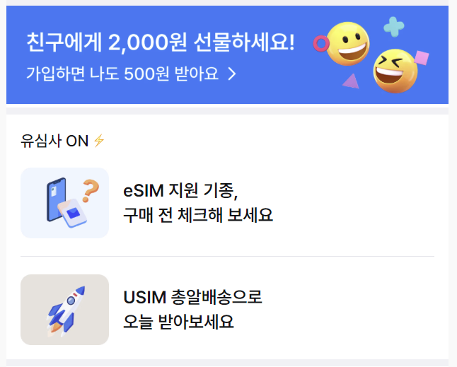 로밍, 유심, eSIM