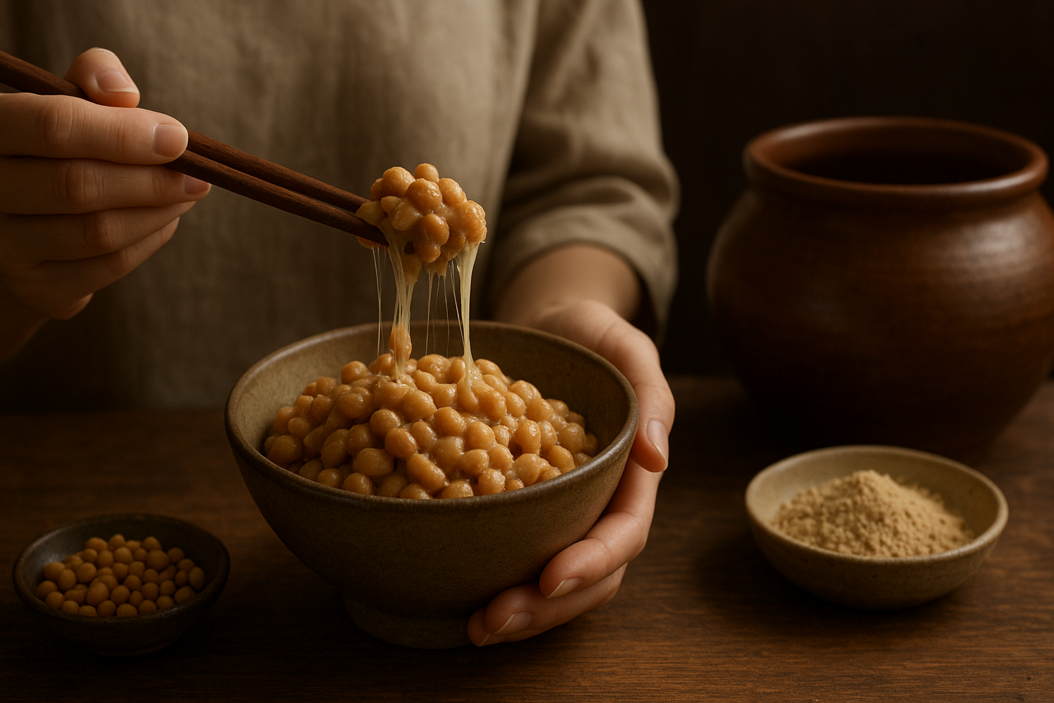 [발효와 건강] 청국장 속 살아있는 균과 단백질 분해 원리