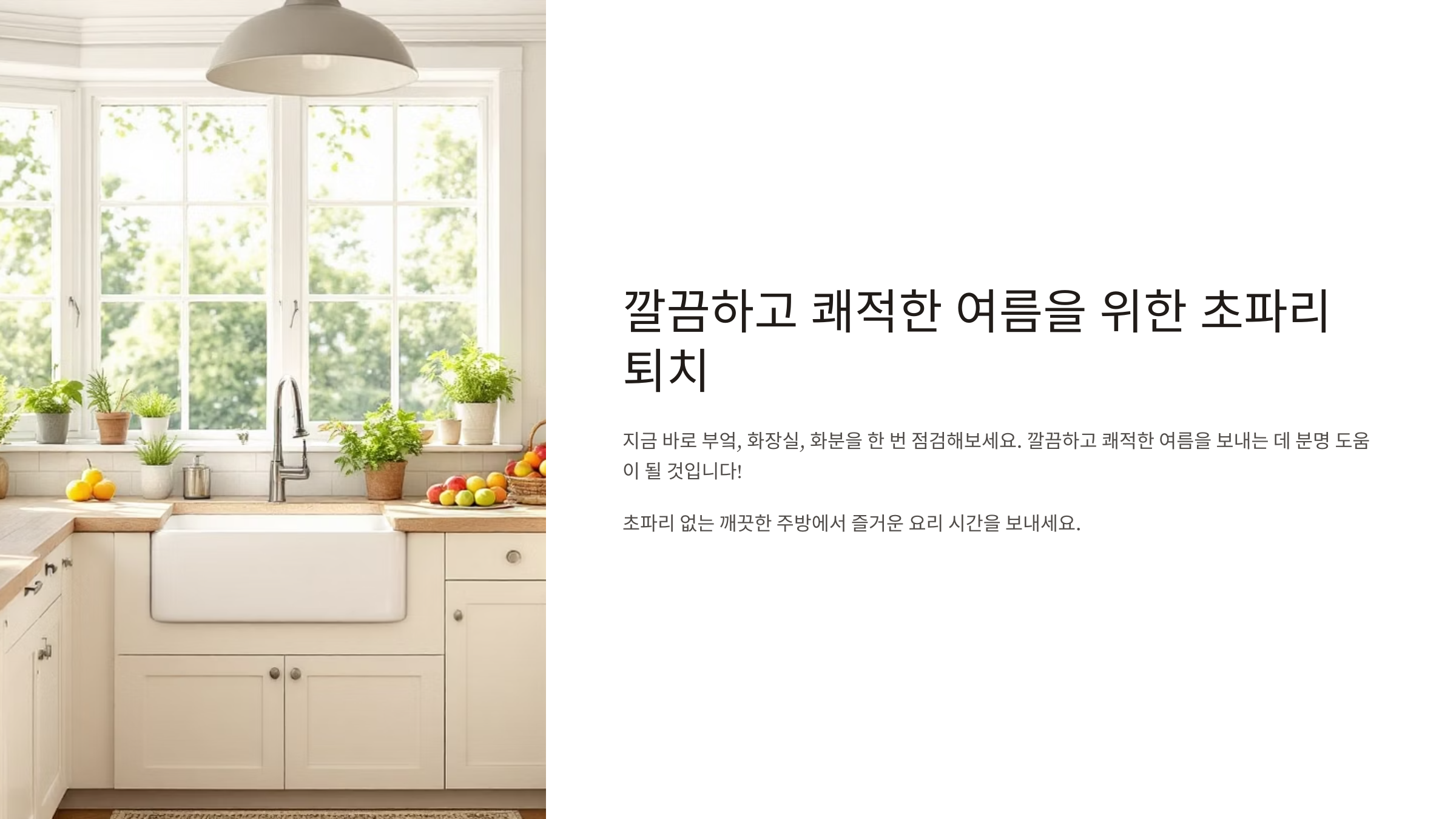 초파리 없애는 방법