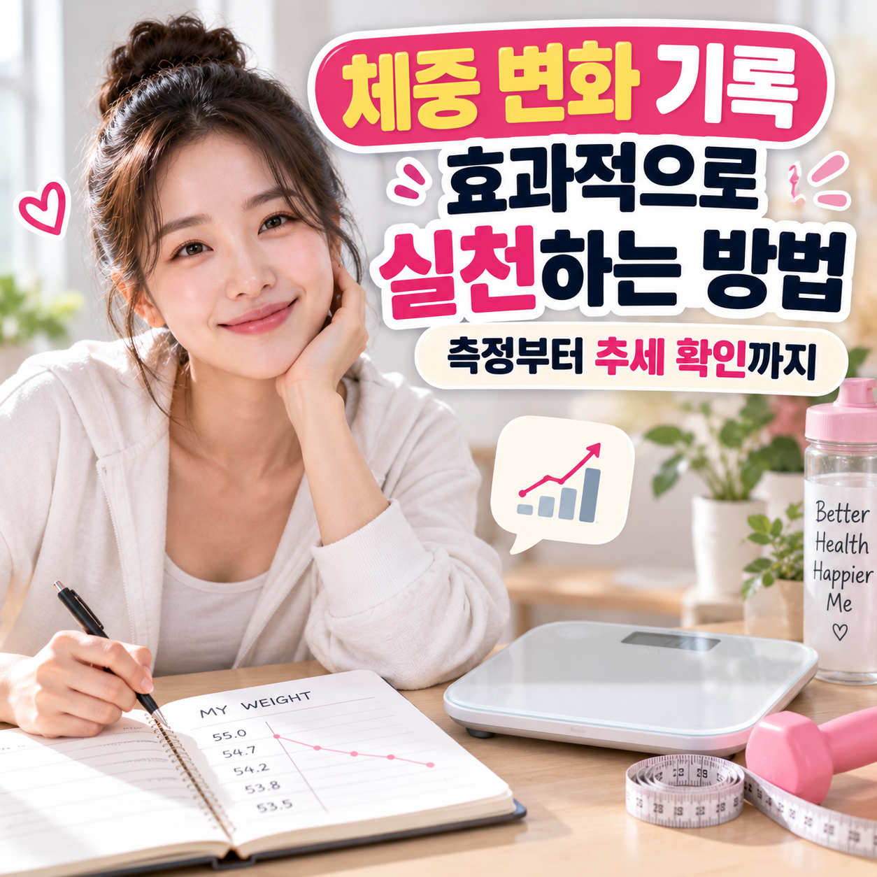 체중 변화 기록 효과적으로 실천하는 방법