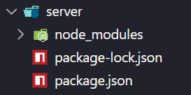 express 설치 모습