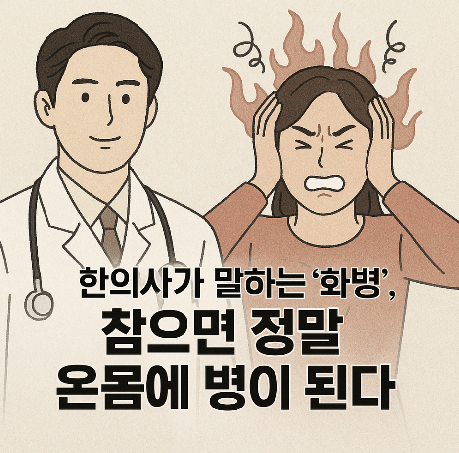 한의사가 말하는 '화병', 참으면 정말 온몸에 병이 된다