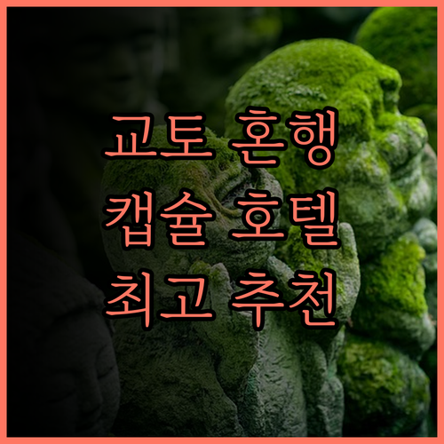 더 밀레니얼스 교토 캡슐 호텔 혼행족