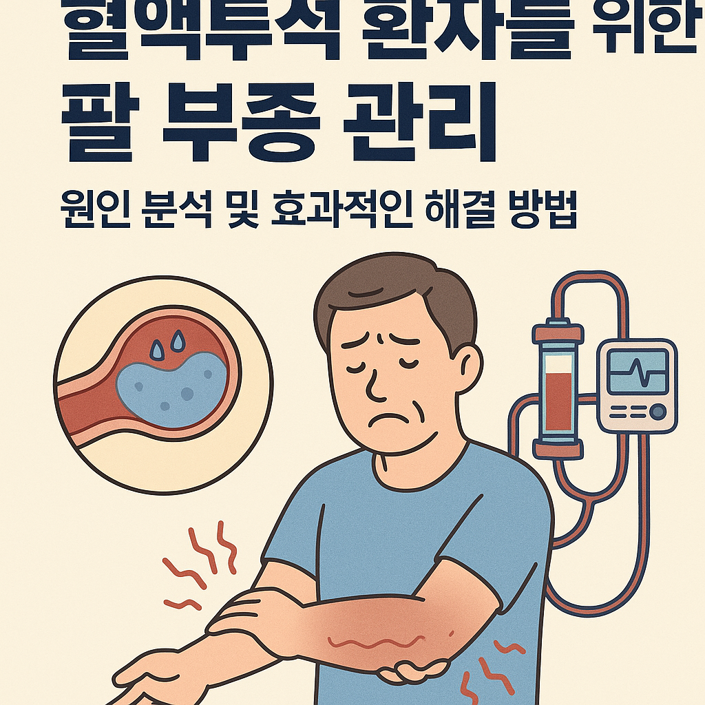 혈액투석 환자를 위한 팔 부종 관리: 원인 분석 및 효과적인 해결 방법