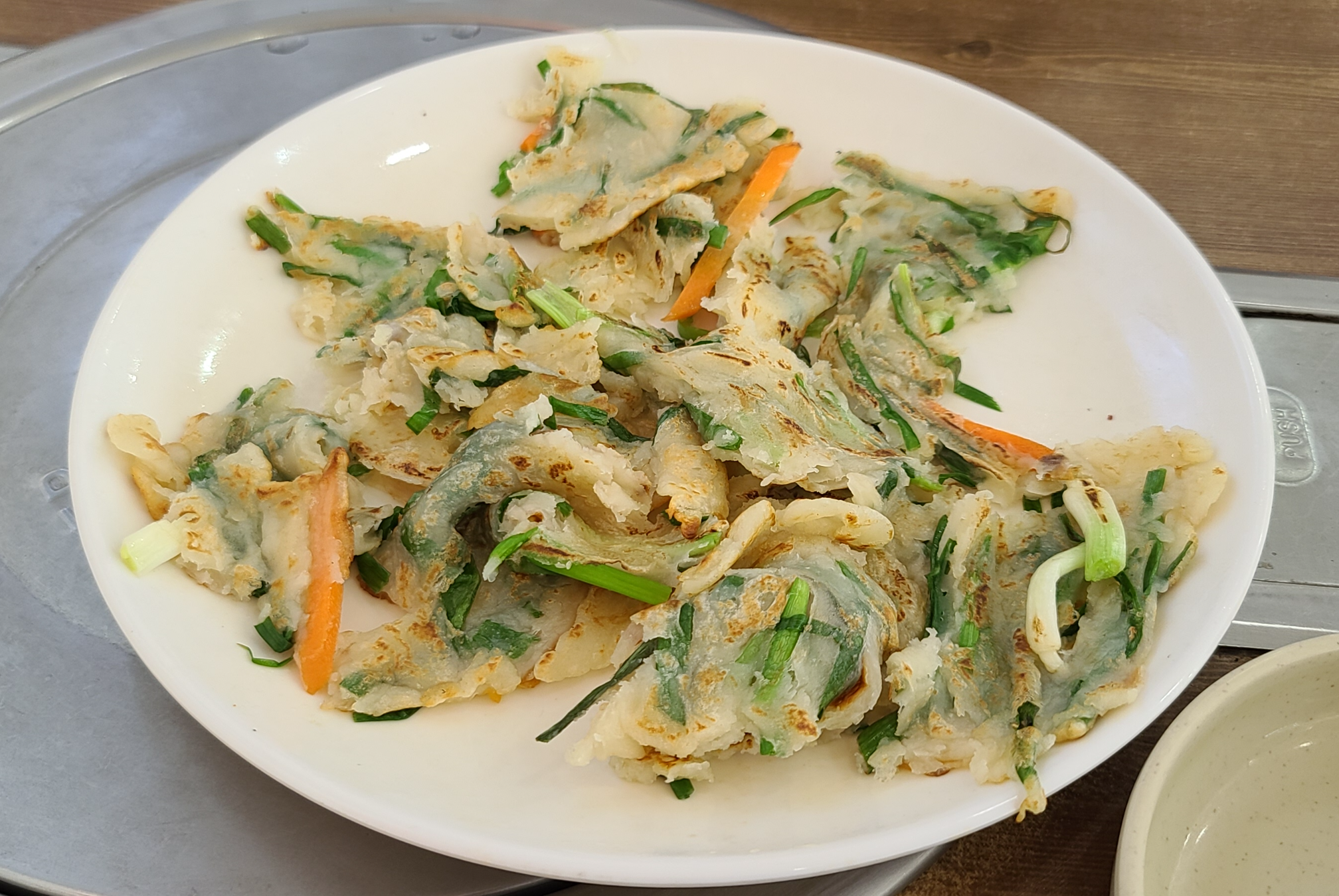 에피타이저 파전 저렴한파전 고향손칼국수 점심