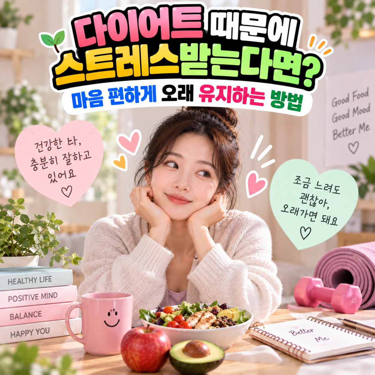 다이어트 때문에 스트레스받는다면