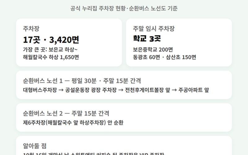 보은대추축제 2026 개막식 10월 일정 및 주차장 17곳&middot;순환버스 완벽
